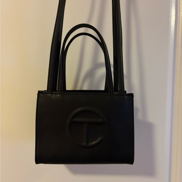 Telfar Black Tote Smooth Leather - Picture 2 of 3